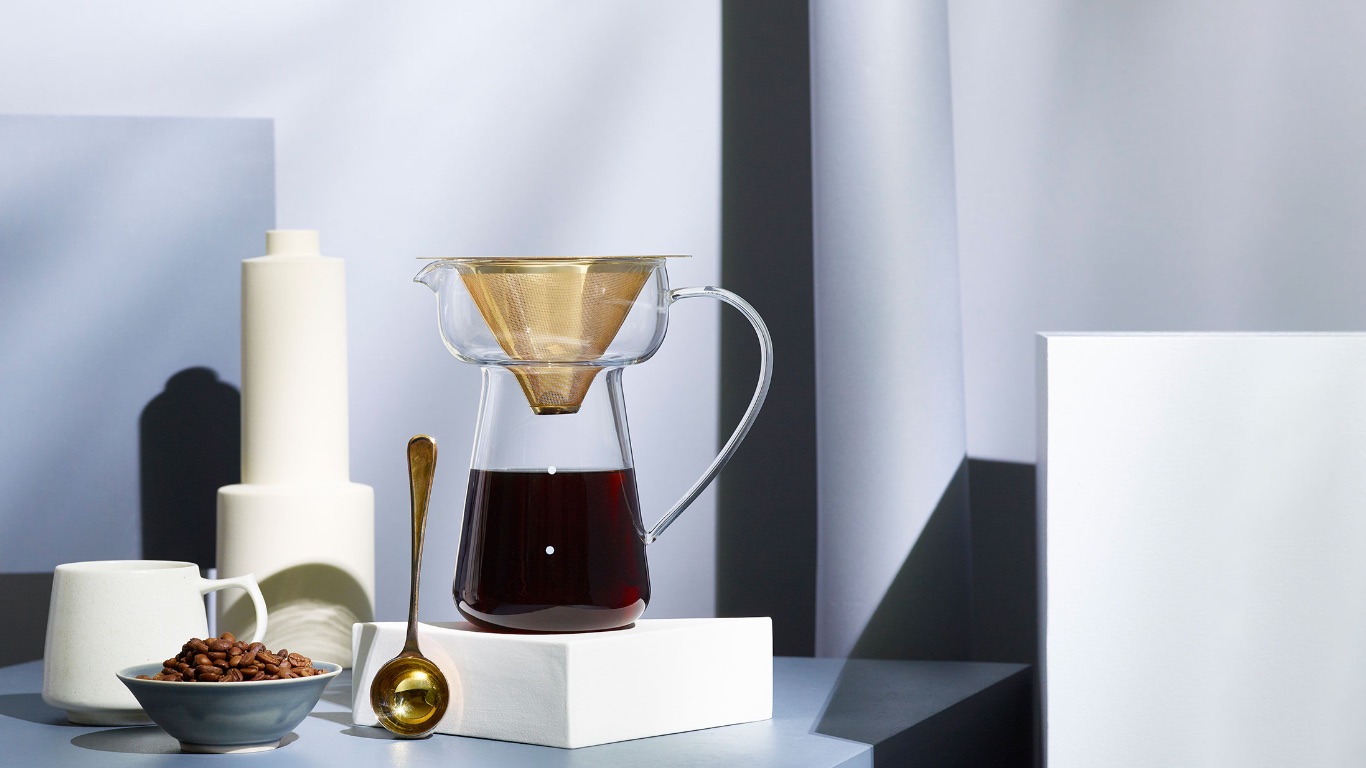 cores GOLD CONE FILTER & SERVER C750GD | Cores ”Coffee as it is”