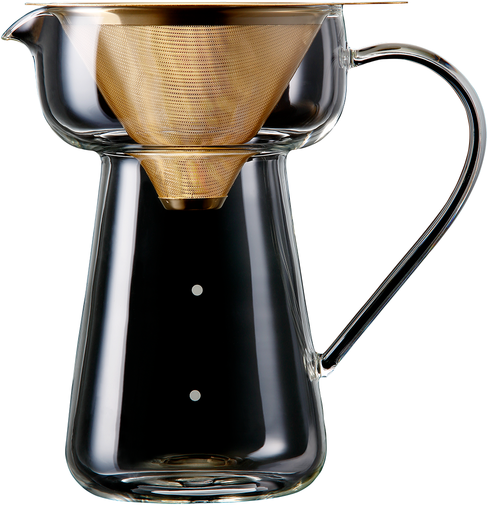 cores GOLD CONE FILTER & SERVER C750GD | Cores ”Coffee as it is”